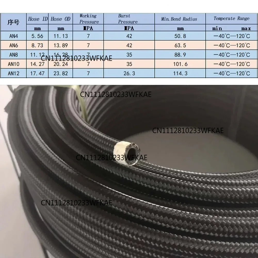 1M 3M 5M Fuel Hose Oil Gas Lin - огляд і ціна Braided Line