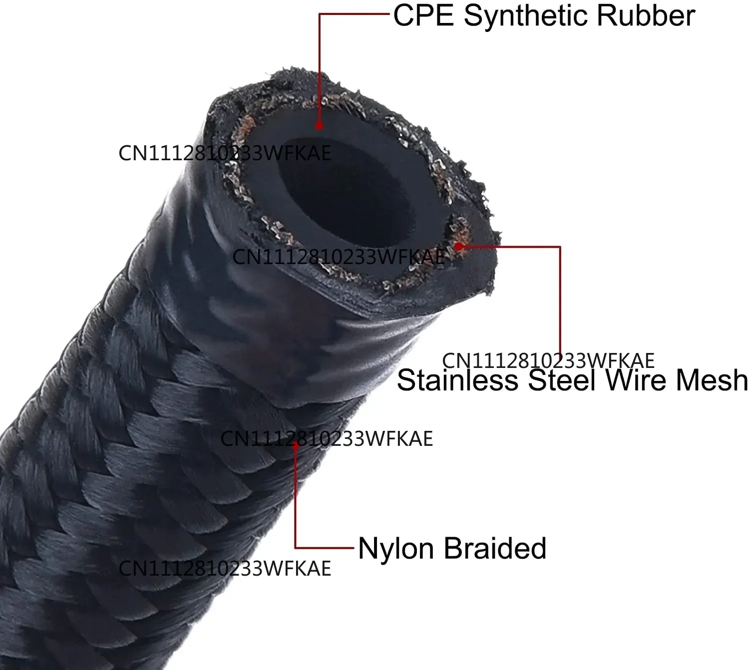 1M 3M 5M Fuel Hose Oil Gas Lin - огляд і ціна Braided Line