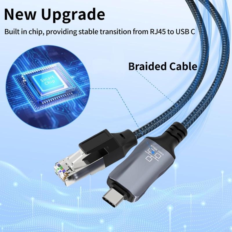 5.9ft Braided Gigabit Ethernet - огляд і ціна Braided Line